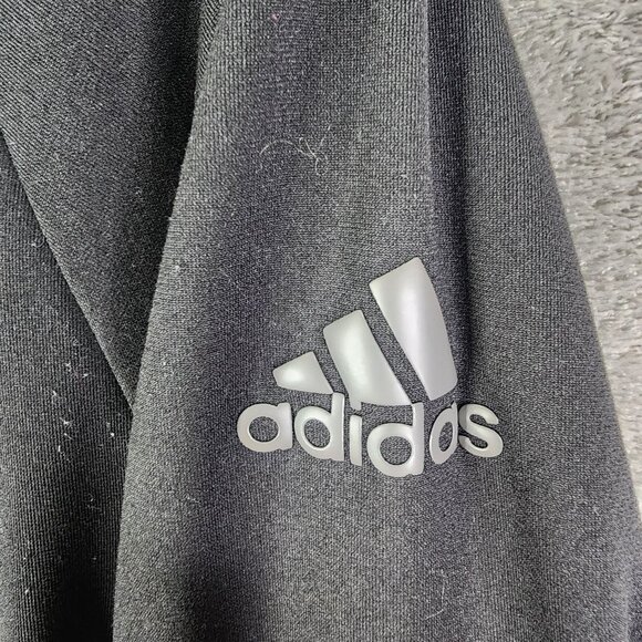 Mens Black Adidas Golf Pullover Sweatshirt 1/2 Zip Long Sleeve BA Logo Size XL - Picture 7 of 13